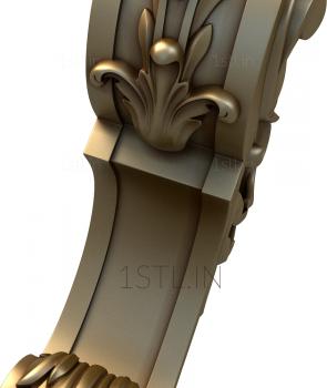 Corbels (KR_0533) 3D model for CNC machine